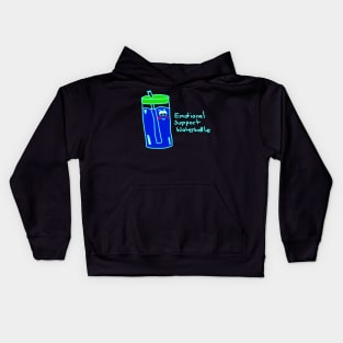 Emotional Support Water bottle Kids Hoodie